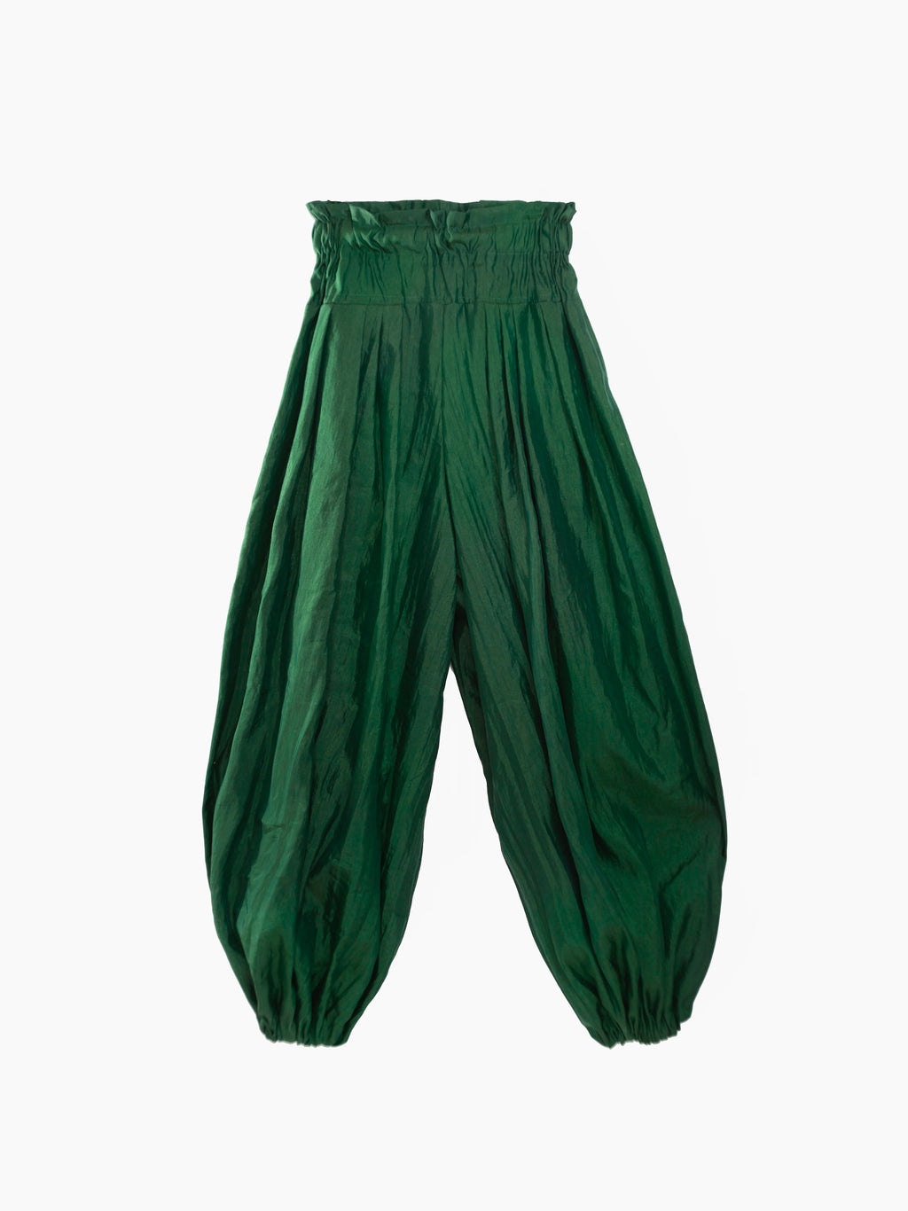 Silk Taffeta Aladdin Ballon Trousers