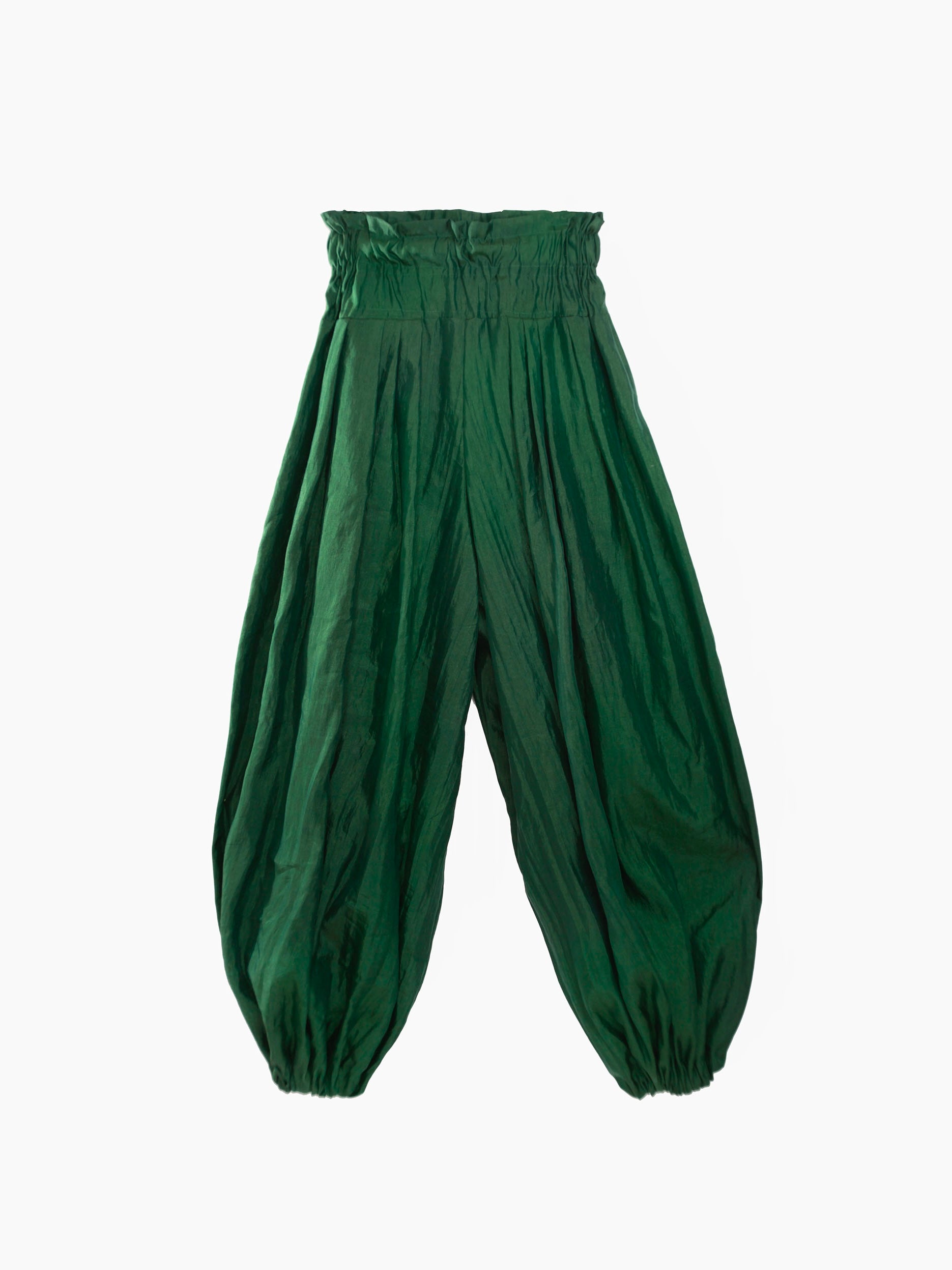 Silk Taffeta Aladdin Ballon Trousers