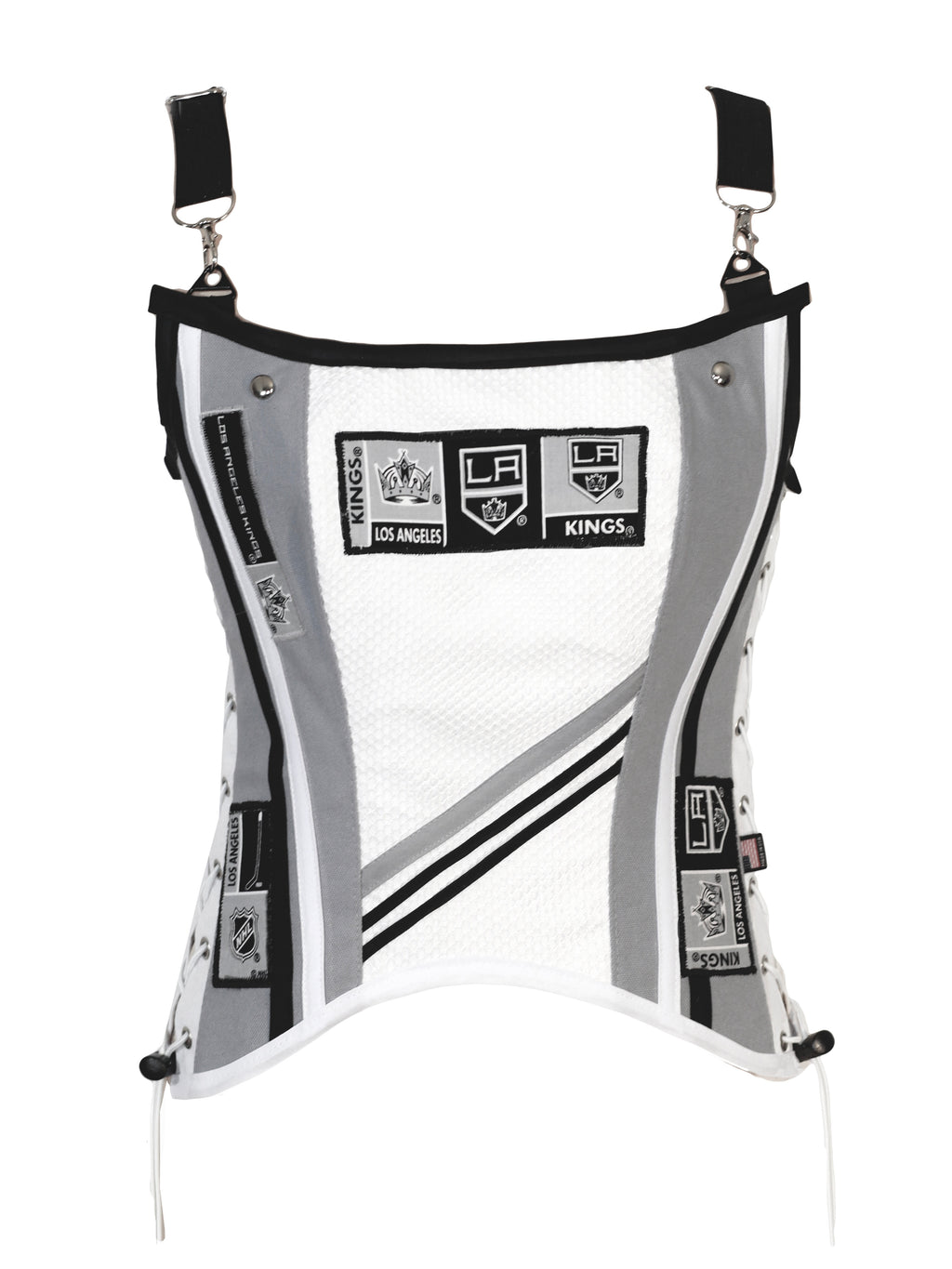 Los Angeles Kings Hockey Team Corset Bustier - Mologoko Couture