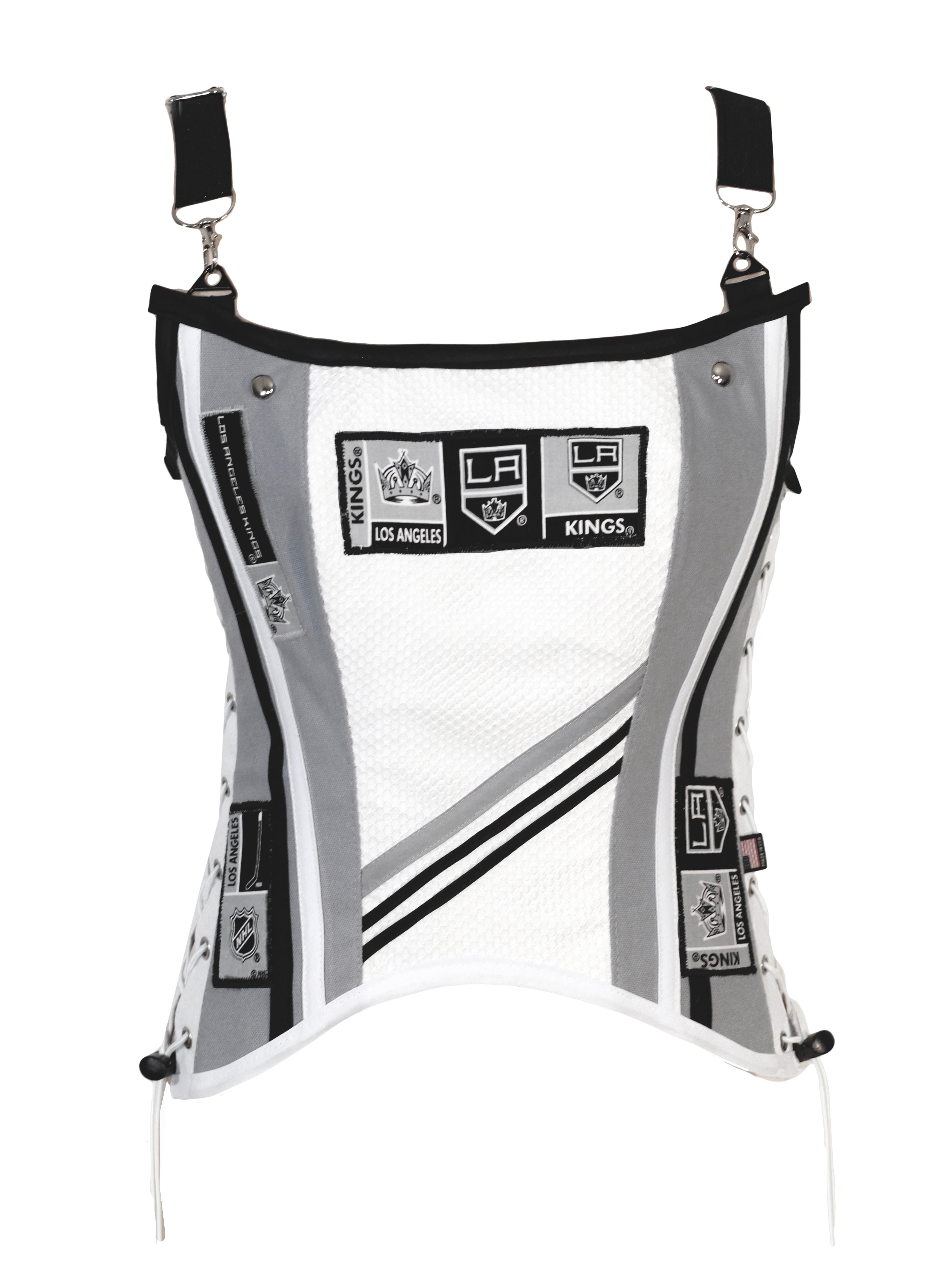 Los Angeles Kings Hockey Team Corset Bustier - Mologoko Couture