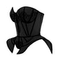 Chapel Window Full Corset Black - Mologoko Couture