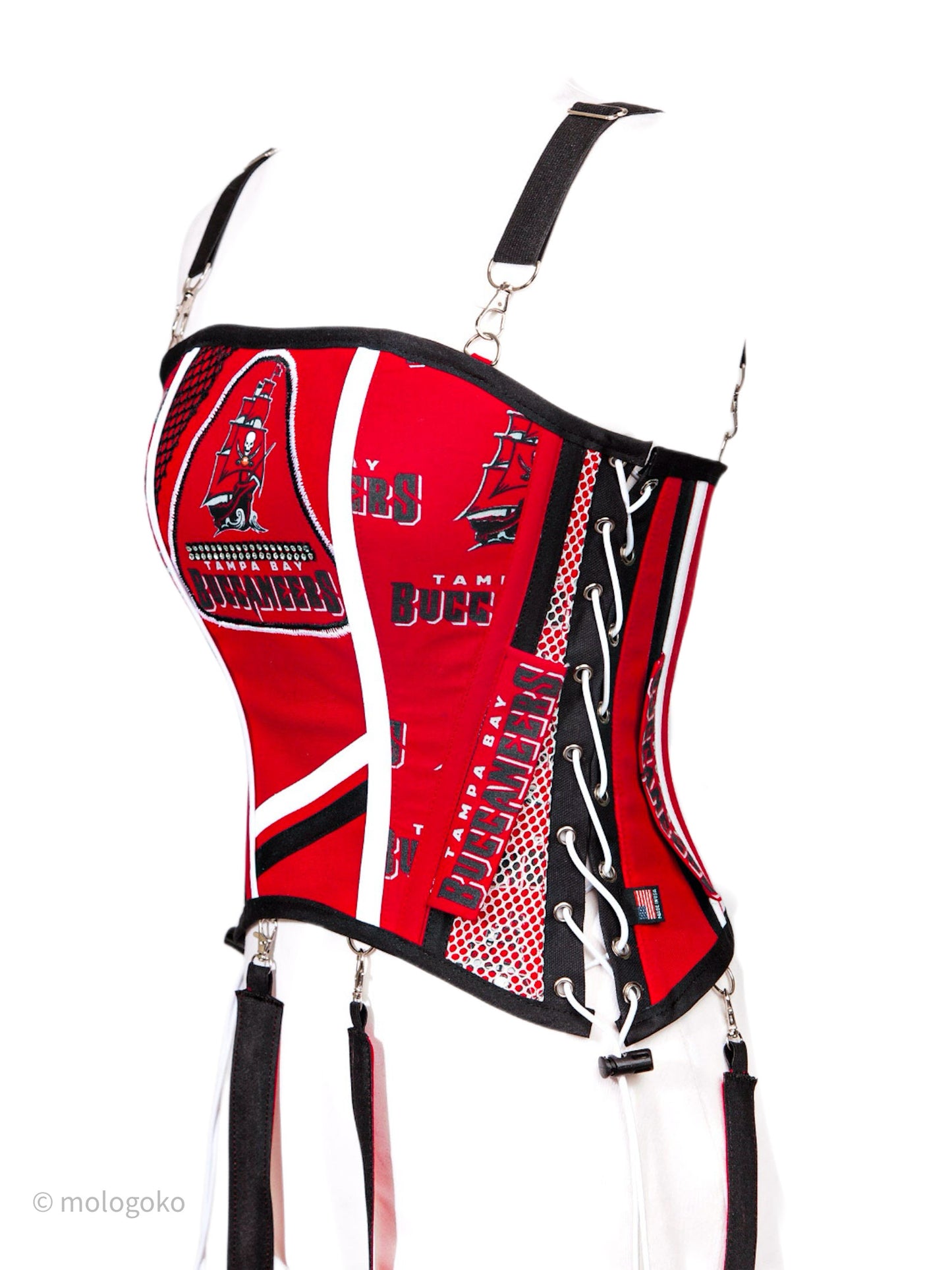 Tampa Bay Buccaneers Football Team Corset Bustier Top