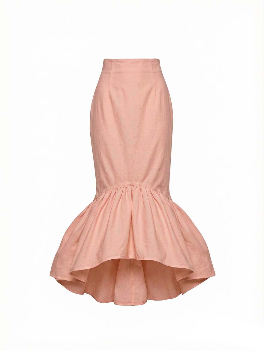 Pam Cotton Tea Length Skirt