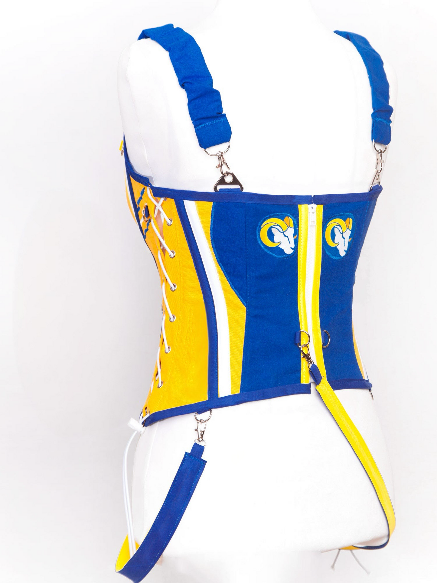 LA RAMS Football Team Corset Bustier Top