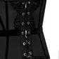 Chapel Window Full Corset Black - Mologoko Couture
