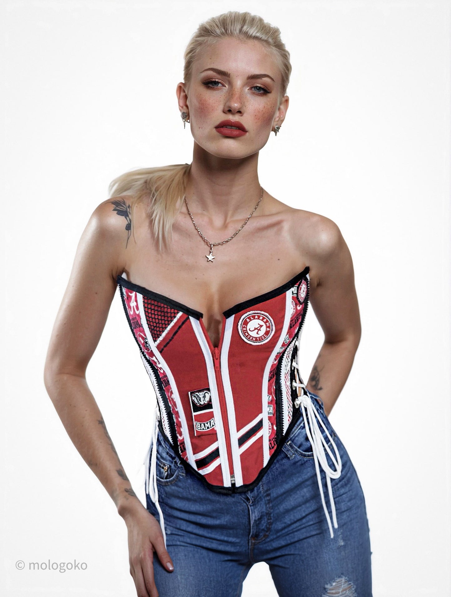 The University of Alabama Crimson Corset Top