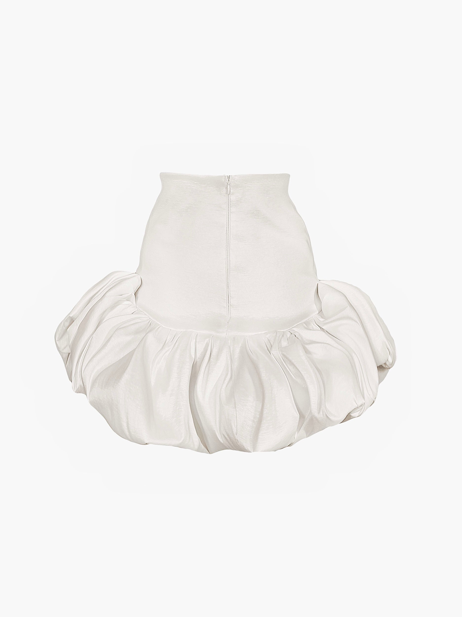 Bubble Mini Taffeta Skirt