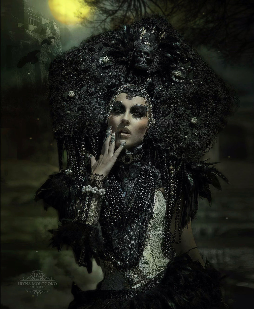 Black Queen, Queen of the Damned, Halloween Costume, Vampire, House of the Dragon - Mologoko Couture