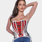 Washington Capitals Hockey Team Corset Bustier Top - Mologoko Couture