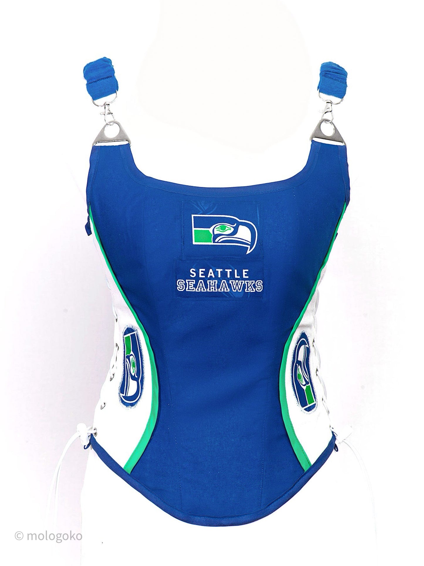 Seattle Seahawks Football Team Corset Bustier Top