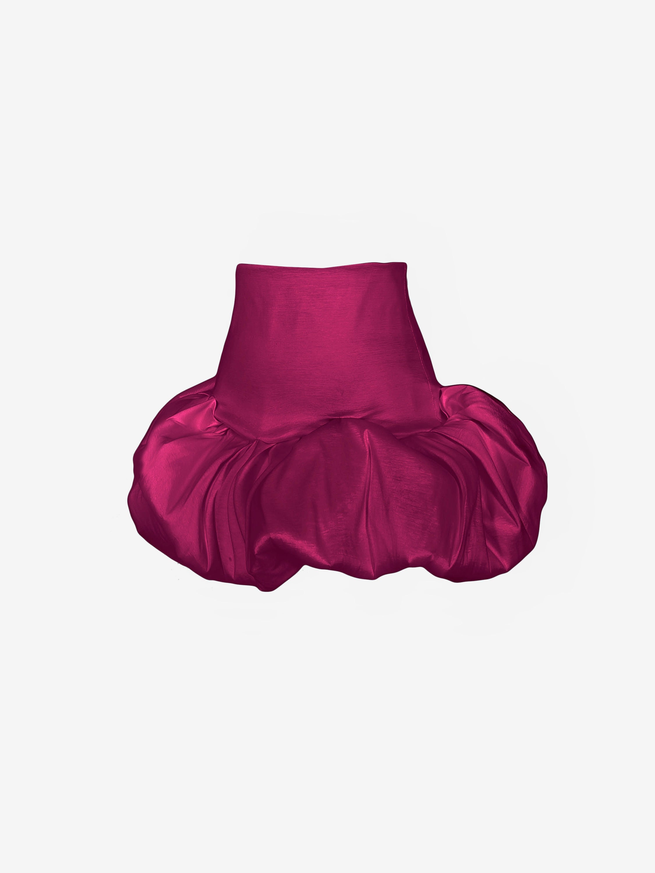 Bubble Mini Taffeta Skirt
