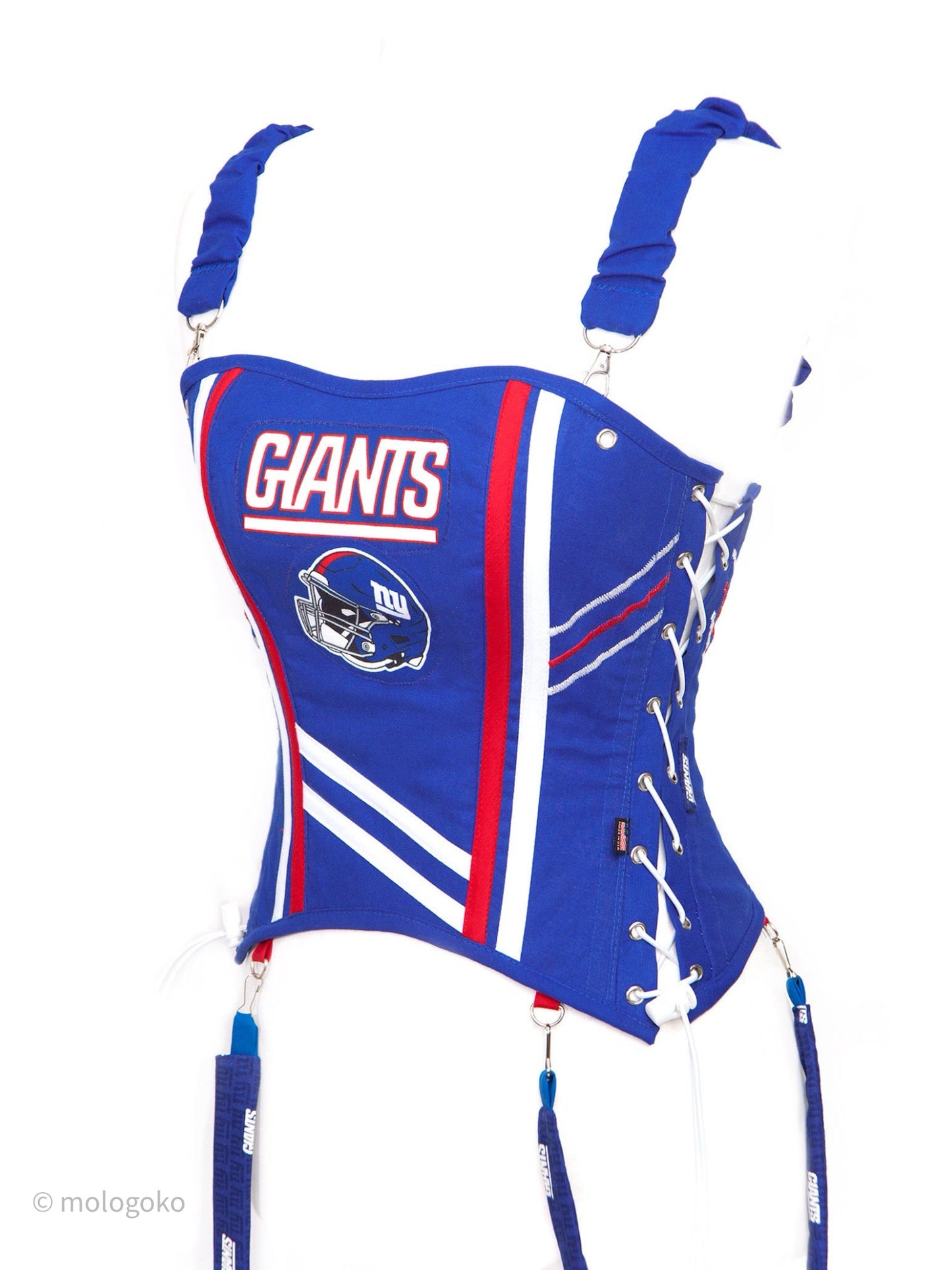 New York GIANTS Football Team Corset Bustier Top