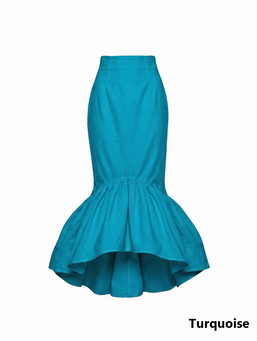 Pam Cotton Tea Length Skirt