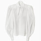 Large Pointy Collar Statement Sleeves Shirt