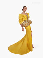 Gisele Gown 3-Part Set - custom made red carpet wedding dresses in USA