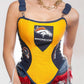 Denver BRONCOS Football Team Corset Bustier Top