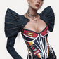 MIAMI HEAT Basketball Team Corset Bustier Top - Mologoko Couture