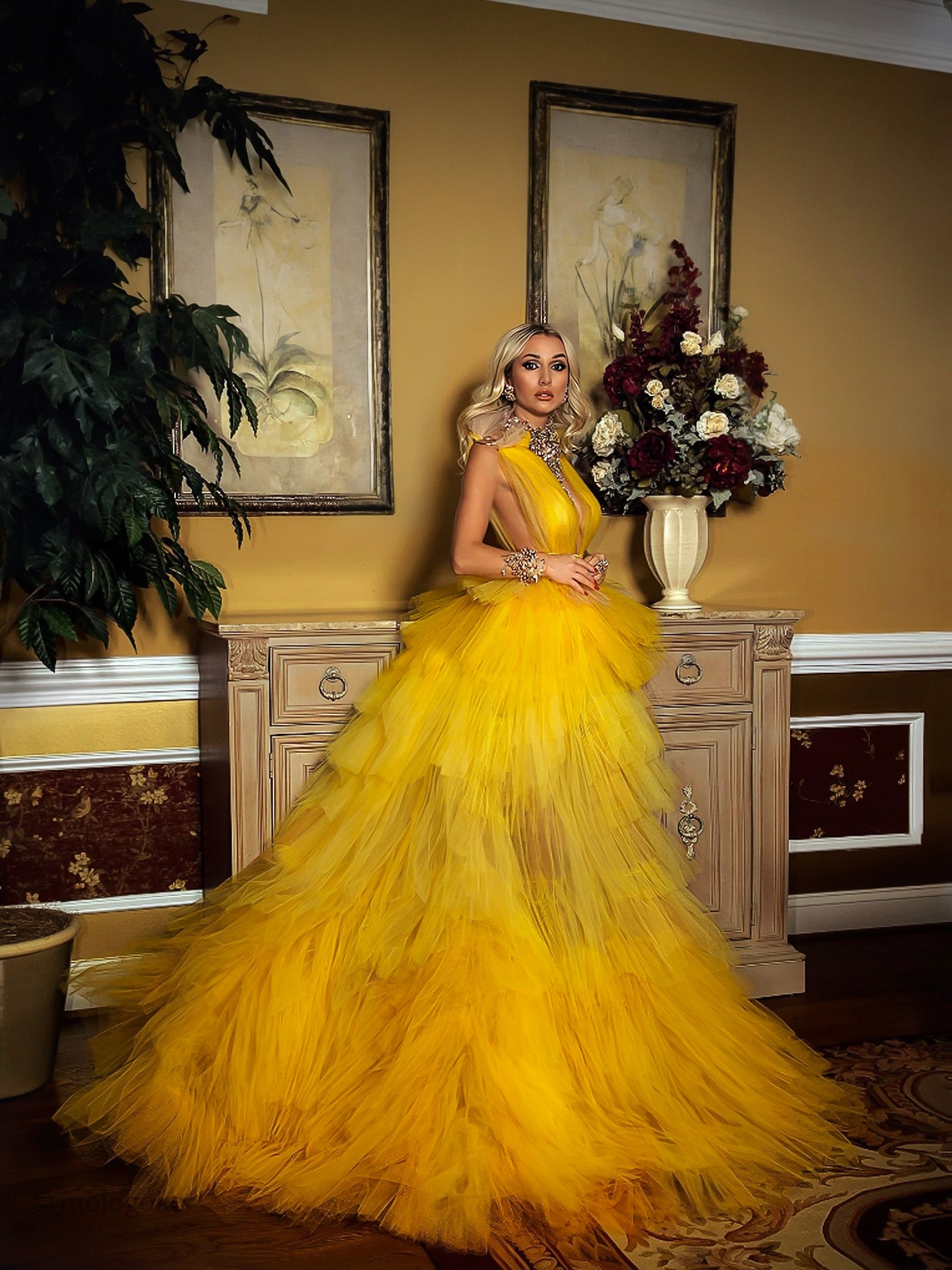 Base Tulle Large Overskirt - Mologoko Couture