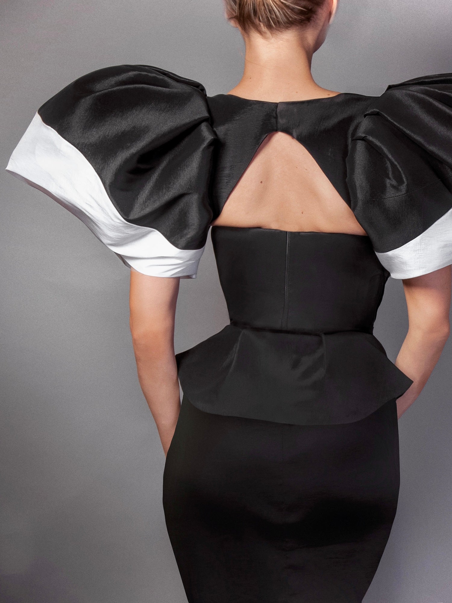 Chapel Window Statement Sleeves - Mologoko Couture