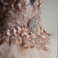 Golden Bridal Couture One-Of-A-Kind Top - Mologoko Couture