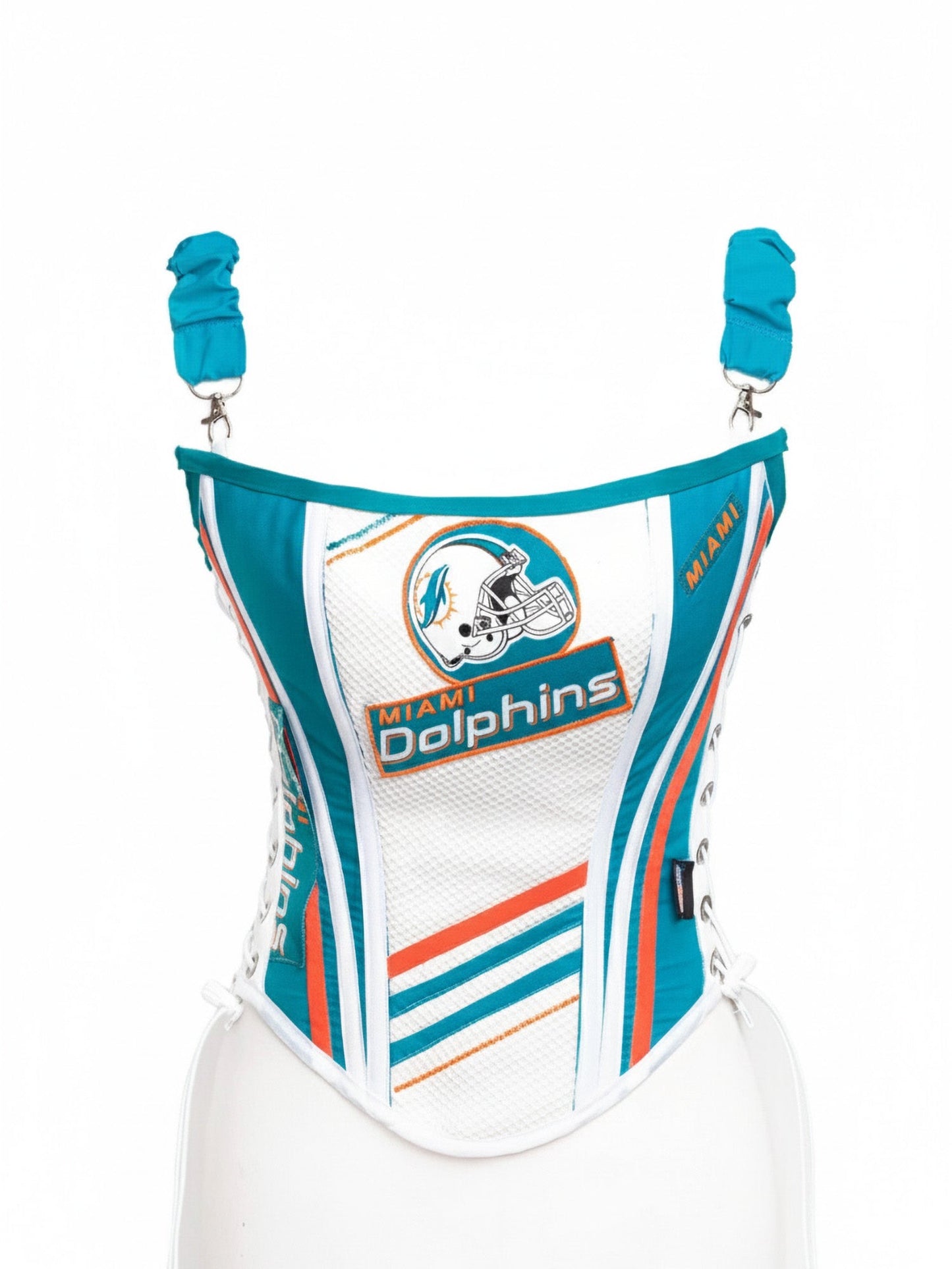 Miami Dauphins Football Team Corset Top