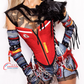 Grunge jeans and zippers gloves - Mologoko Couture
