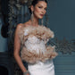 White Swan Red Carpet Style Wedding Corset - Mologoko Couture