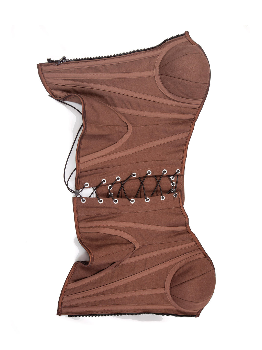 Porsche Front Zipper Corset - custom. made fashion