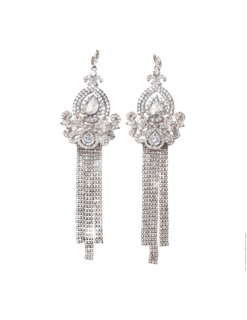 Princess Gold Extra Large Dangle Statement Earrings - Mologoko Couture