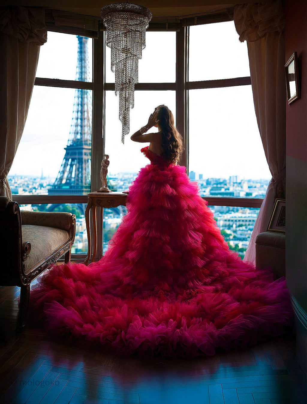 CINDY BALL GOWN OUTFIT One of a Kind - Mologoko Couture