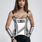 Los Angeles Kings Hockey Team Corset Bustier - Mologoko Couture