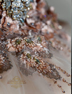 Golden Bridal Couture One-Of-A-Kind Top - Mologoko Couture