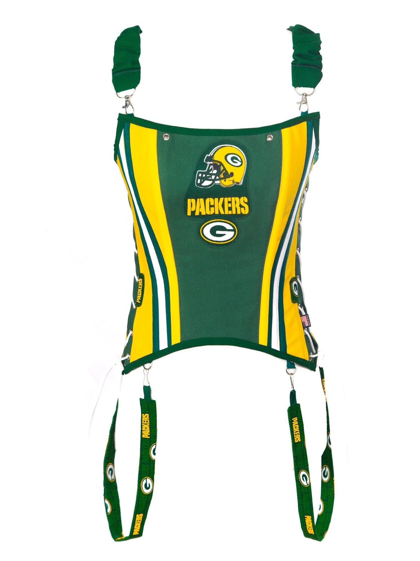 Green Bay Packers Football Team Corset Bustier Top