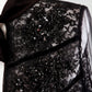 Embroidered Semi Sheer Large Tulle Sleeves Black Bolero Jacket - Mologoko Couture