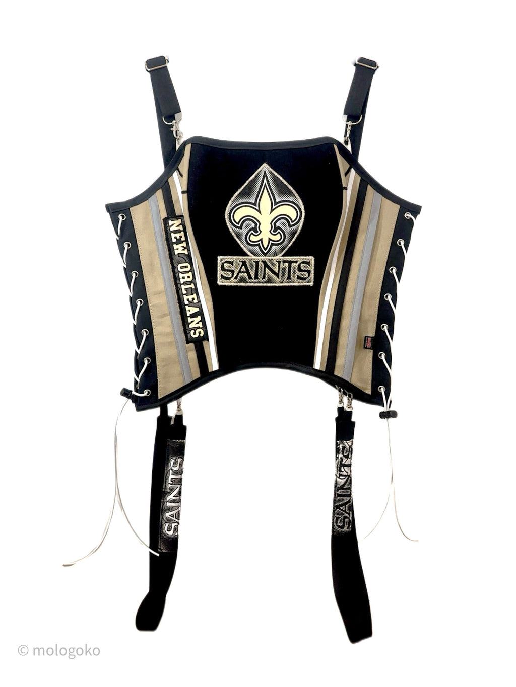 New Orleans SAINTS Corset Bustier - Limited Edition Team Apparel