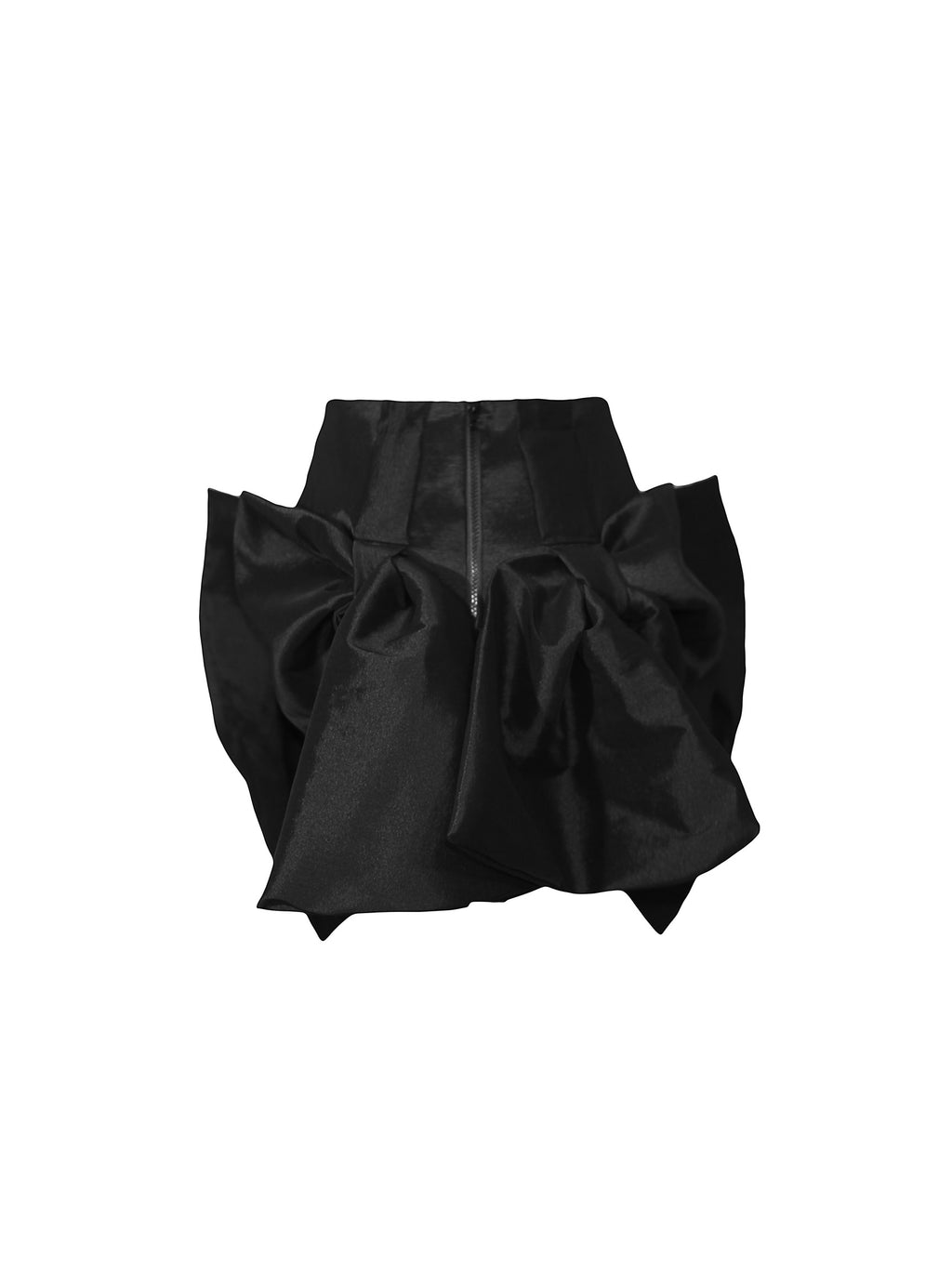 Big Bow Corseted Belt Mini Skirt