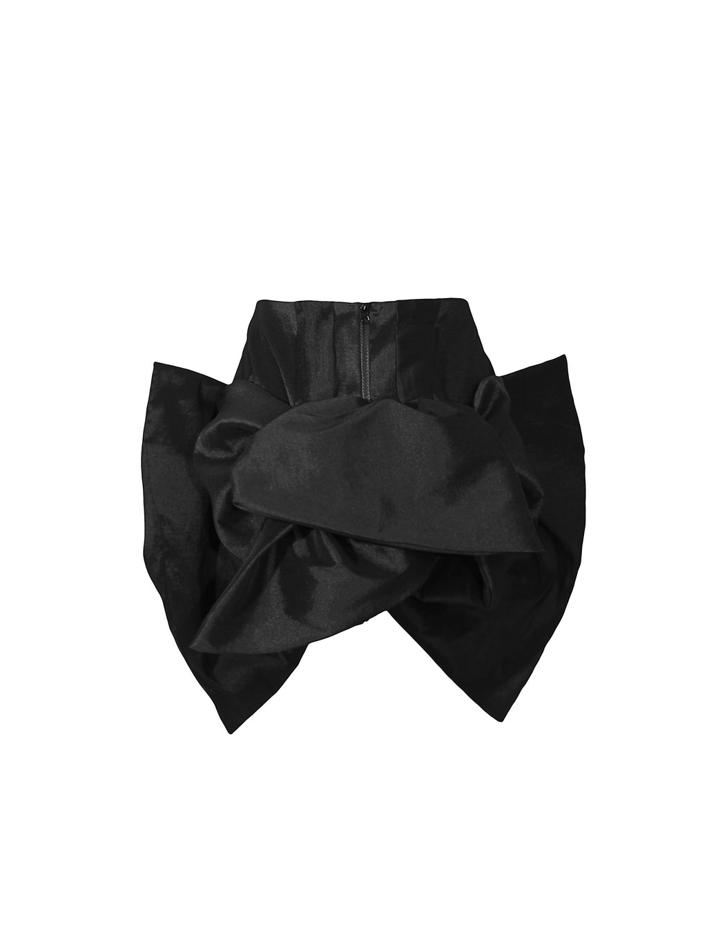 Big Bow Corseted Belt Mini Skirt