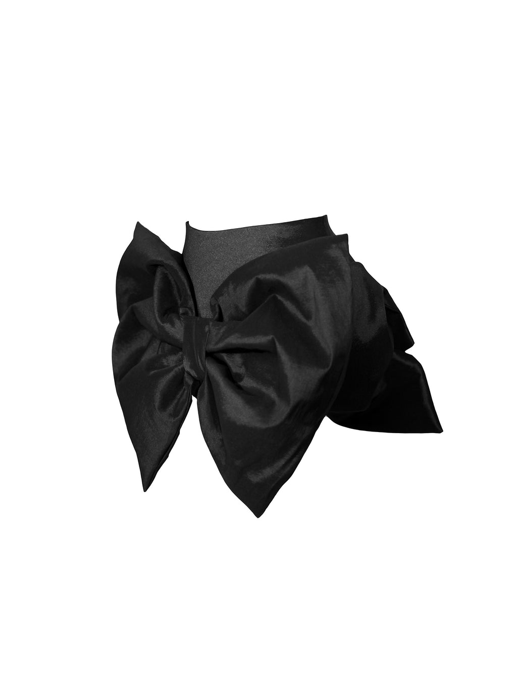 Big Bow Corseted Belt Mini Skirt