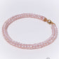 BLUSH PINK GOLD BEADED STATEMENT SET - Mologoko Couture