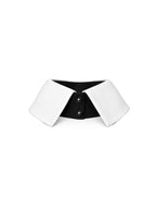 Tuxedo Detachable Collar with Tie and Rhinestones