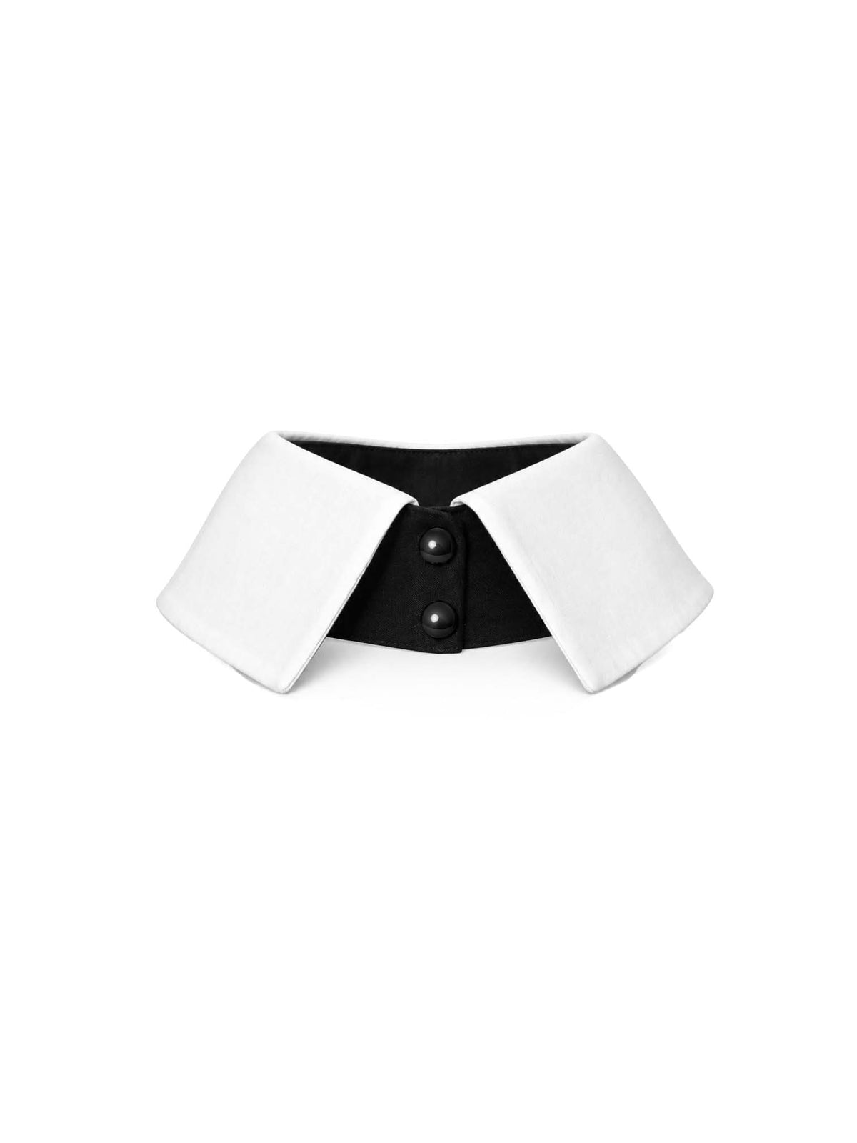 Tuxedo Detachable Collar with Tie and Rhinestones