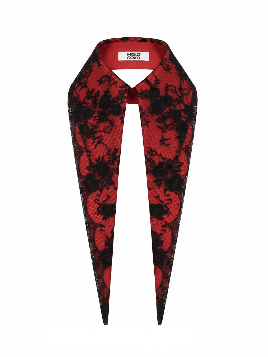The Baroness 16” Long Detachable Lace Collar