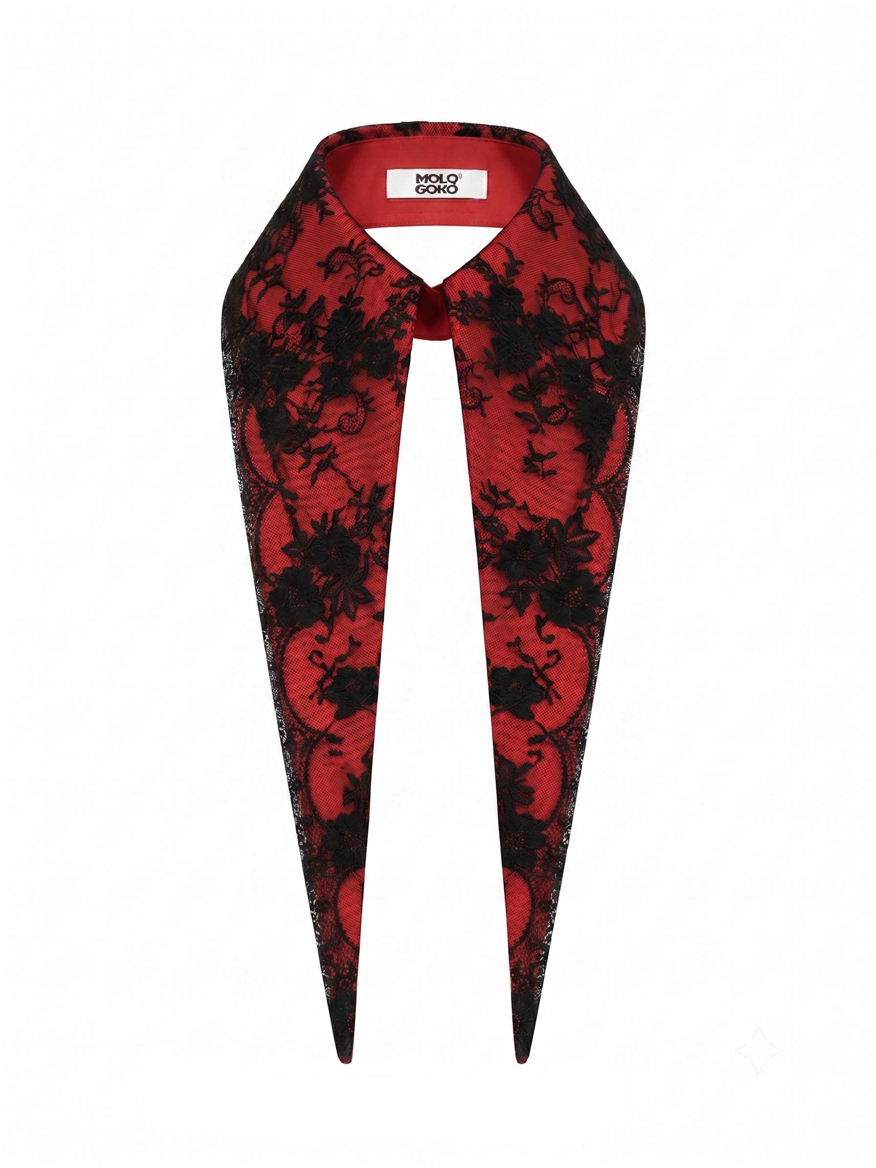 The Baroness 16” Long Detachable Lace Collar