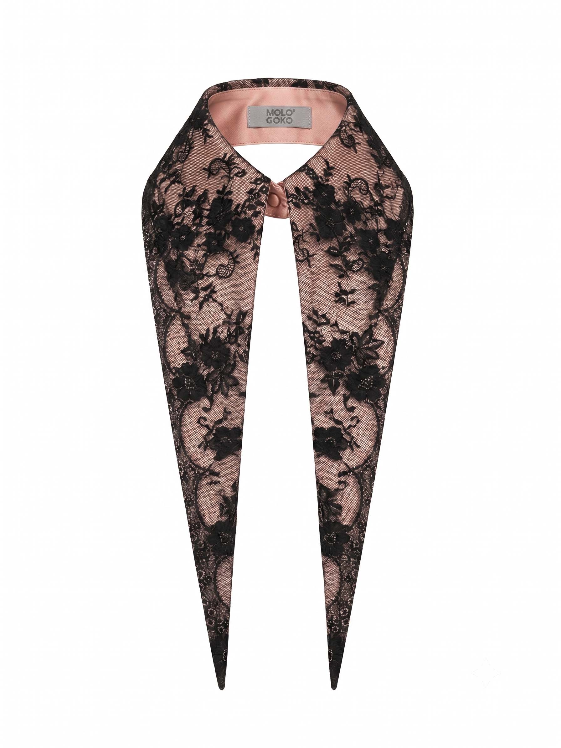 The Baroness 16” Long Detachable Lace Collar