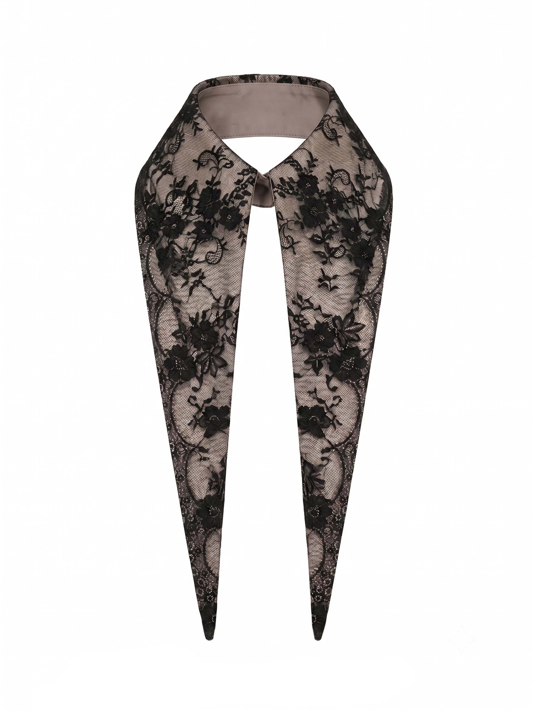 The Baroness 16” Long Detachable Lace Collar