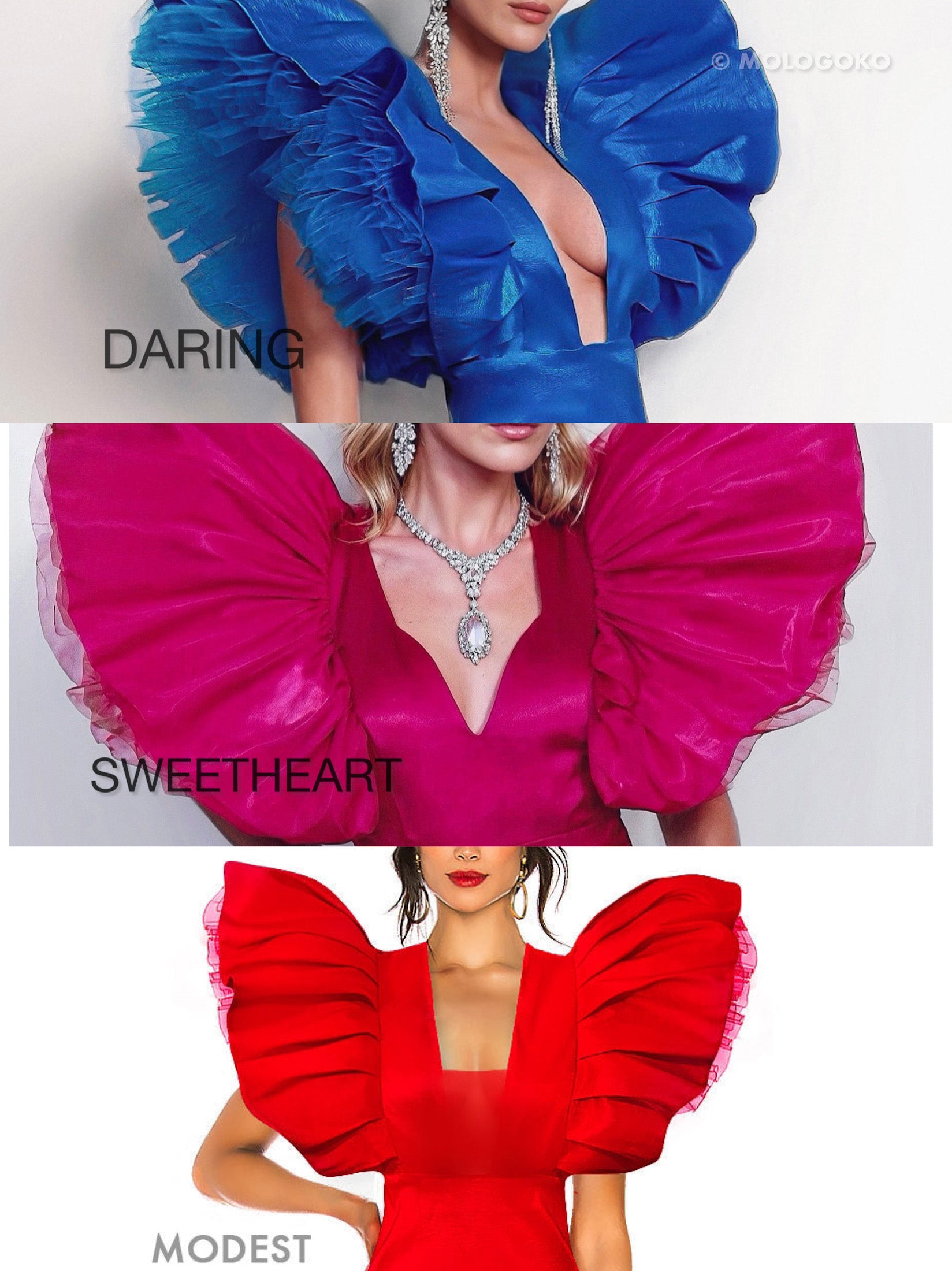 Julia Gown -  custom made red carpet wedding dresses in USA