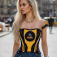Pittsburgh Steelers Football Team Corset Bustier Top