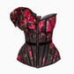 Carmelita Asymmetrical Front Zipper Corset - Mologoko Couture