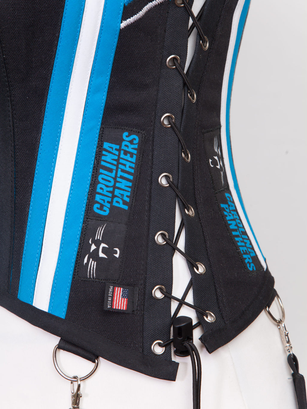 Carolina Panthers Football Team Corset Bustier Top