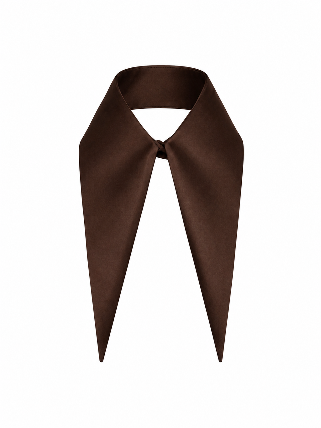 The Baroness 12" Long Satin Detachable Collar